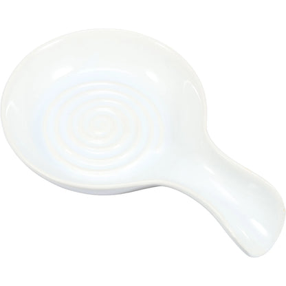 Spoon Rest Large Ceramic Spoon Holder Heat-Resistant Cooking Spoon Rest Coffee Spoon Holder Dishwasher Safe Ceramic Spoon Rest