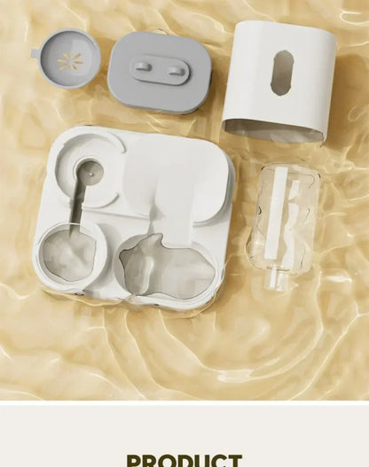 Automatic Pet Feeder and Water Dispenser 2in1 Raised Food Bowl with Water Fountain for Cat Dog Large Capacity Pet Accessories