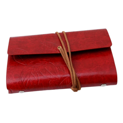 1PC Retro Leaf Notebook School Office Stationery Diary Notepad Literature PU Leather Note Book Traveler Journal Planners Gifts
