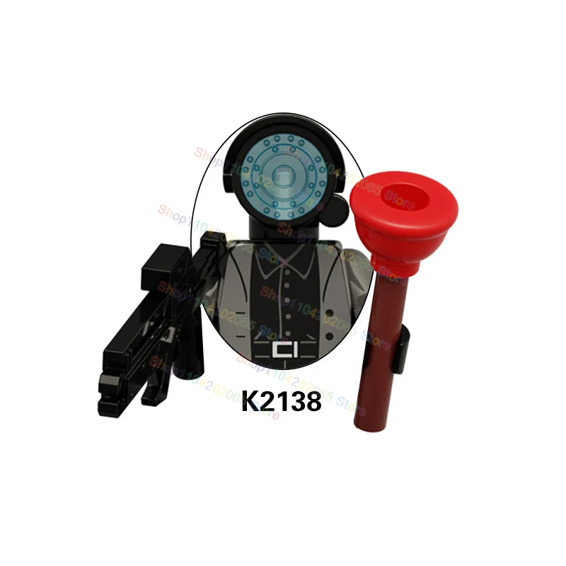 Hot Game Building Blocks Skibidi Toilet Accessories TV Monitor Cameraman Speakman Figures Toys KDL829 KDL826 KDL828