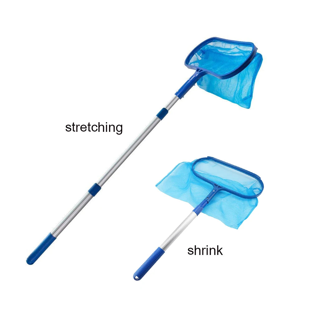 Leaf Skimmer Net Professional Pool Cleaning Net Multi-function Portable Practical Durable Lightweight Swimming Pool Accessories