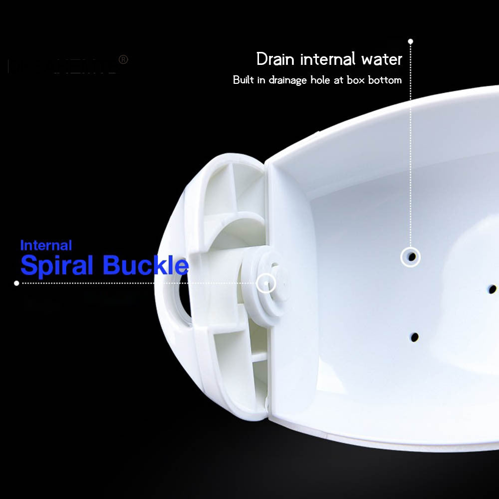 Swimming Glasses Cover Transparent Portable Rotary Switch Lightweight Swimming Glasses cover Swimming Glasses Box Drainage