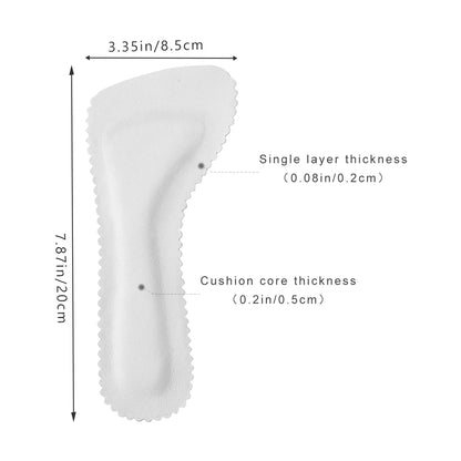 Insoles Sandals White Non Slip Stickers Foot Pads Shoe Liner Heel Pumps Women High Cushions Sports
