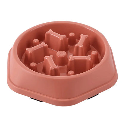 Slow Feeder Dog Bowl Non Slip Cat Dog Slower Food Feeding Dishes Large Small Medium Pet Slow Eat Dishes Puzzle Bowl Pet Supplies
