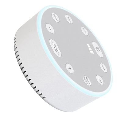 Baby White Noise Machine USB Rechargeable White Noise Sound Machine Baby Sleep Sound Player Night Light For Home Office