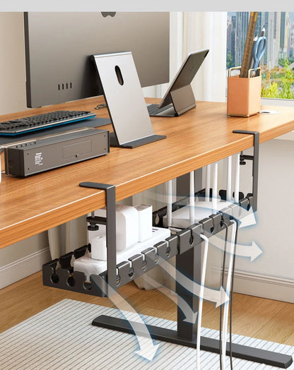 Desk Cable Management Tray,Wire Management, Cable Tray with Clamp for Wire Organizers,Computer Cord Rack for Office,Home