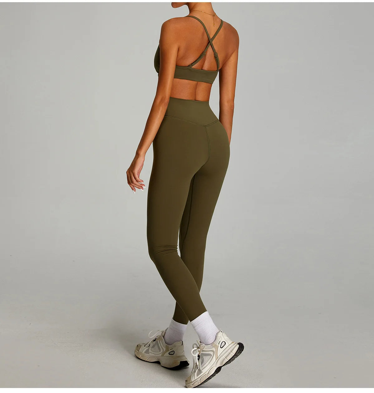 Yoga Pants Sports Leggings Women High Waist Tights Elastic Yoga Pants Training Running Gym Quick Dry Breathable Leggings Female