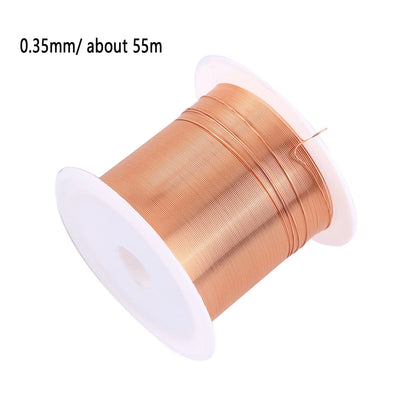 1roll 50g Copper Winding Wire Copper Wire 0.1~1.5mm Cable Copper Wire Magnet Wire copper lacquer wire Enameled