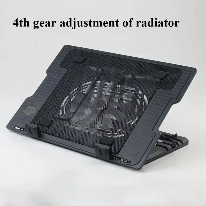 Laptop Cooling Base Is Suitable for 10 Inch/17 Inch Notebook Coolers with Adjustable Lifting and Strong Wind Power