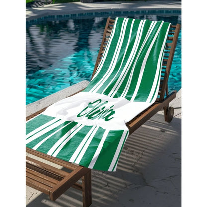 Name Beach Towel Name Custom Absorbent Quick-Drying Bath Towel Lightweight Summer Pool Towel Adult Boys Girls Graduation Gifts