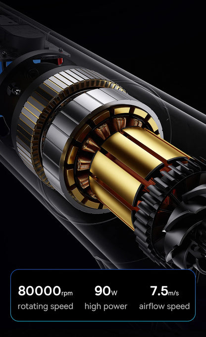 Baseus A5 Air Car Vacuum Cleaner 2-in-1 Powerful Wireless Cleaner Strong Suction Handheld Car Cleaning Portable Home Appliance