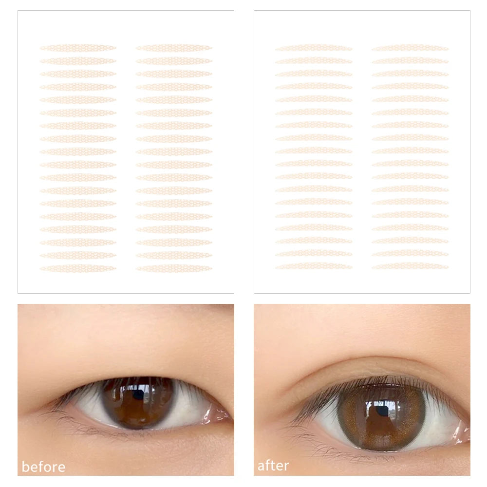 1Sheet Double Eyelid Tape Invisible Natural Eyelid Lift Band Self Adhesive Transparent Lace Fiber Waterproof Eye Stickers Tools