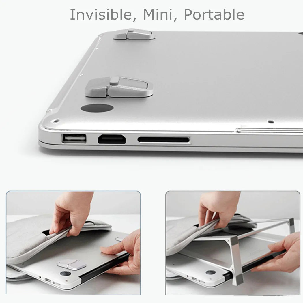 Portable Mini Laptop Stand For Computer Keyboard Holder Legs Laptop Stands For Macbook Huawei Xiaomi Notebook Aluminum Support