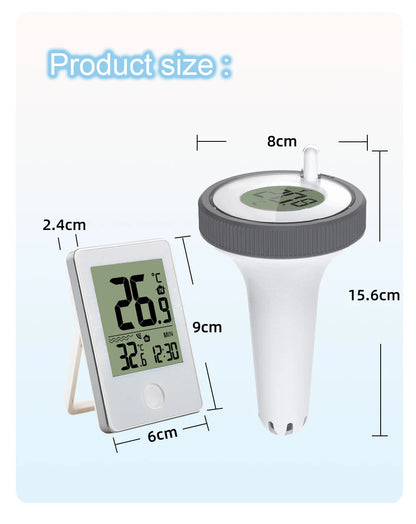 Floating Digital Swimming Pool Thermometer Swimming Pool Accessories Outdoor Waterproof Spa Aquarium Bathrooms Thermometer