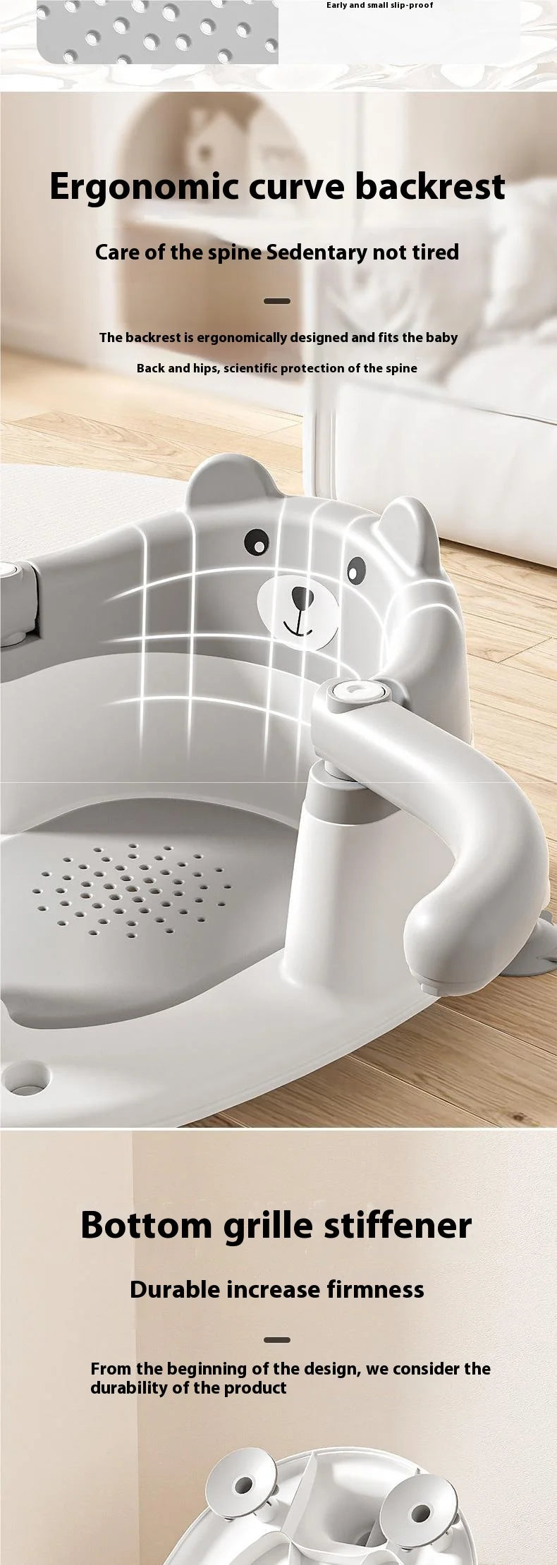 Baby Bathing Seats For Home Use Baby Bathing Artifact Lying On Newborn Bathtub Seats For Non-slip Bath Stool Bath Stool
