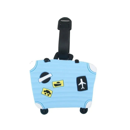 Cartoon Luggage Tag Baggage Handbag Label Creative Boarding Pass Hangtag Travel Accessories