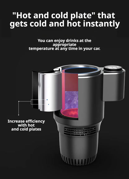 Car Hot Cold Cup Smart Quick Cooling Cup Warm Milk Cup Car Heater Car Hot Cold Cup Heater