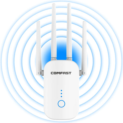 Comfast Extender 1500Mbps/WiFi 5 1200Mbps Extender Dual Band 2.4G&5.8G Wireless Repeater WiFi Range Booster AP/Router 4 Antennas