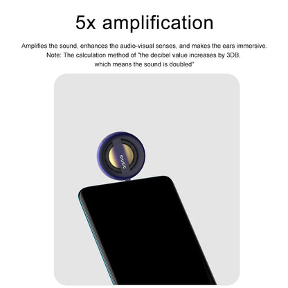 Mini Speaker-Mobile Phone Speakers In-line MP3 Speaker Amplifier External High Quality Sound Wired Audio Amplifier Portable