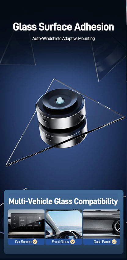 Magnetic Mobile Phone Holder Intelligent Car Mount Cell 360°Rotation Black Technology Stable  Suction Universal  Vacuum Adsorpti