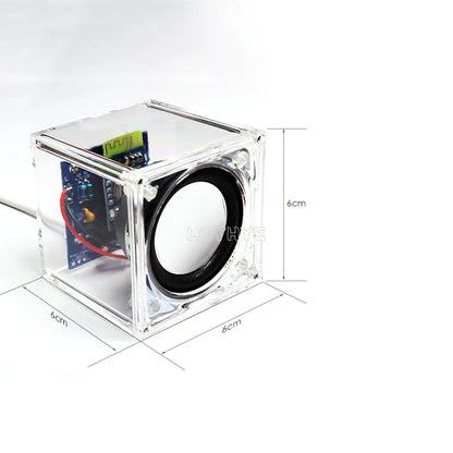 Mini Bluetooth Speaker Making Kit Small Audio Parts Electronic DIY Power Amplifier Mobile Speaker Electronic Kit Soldering