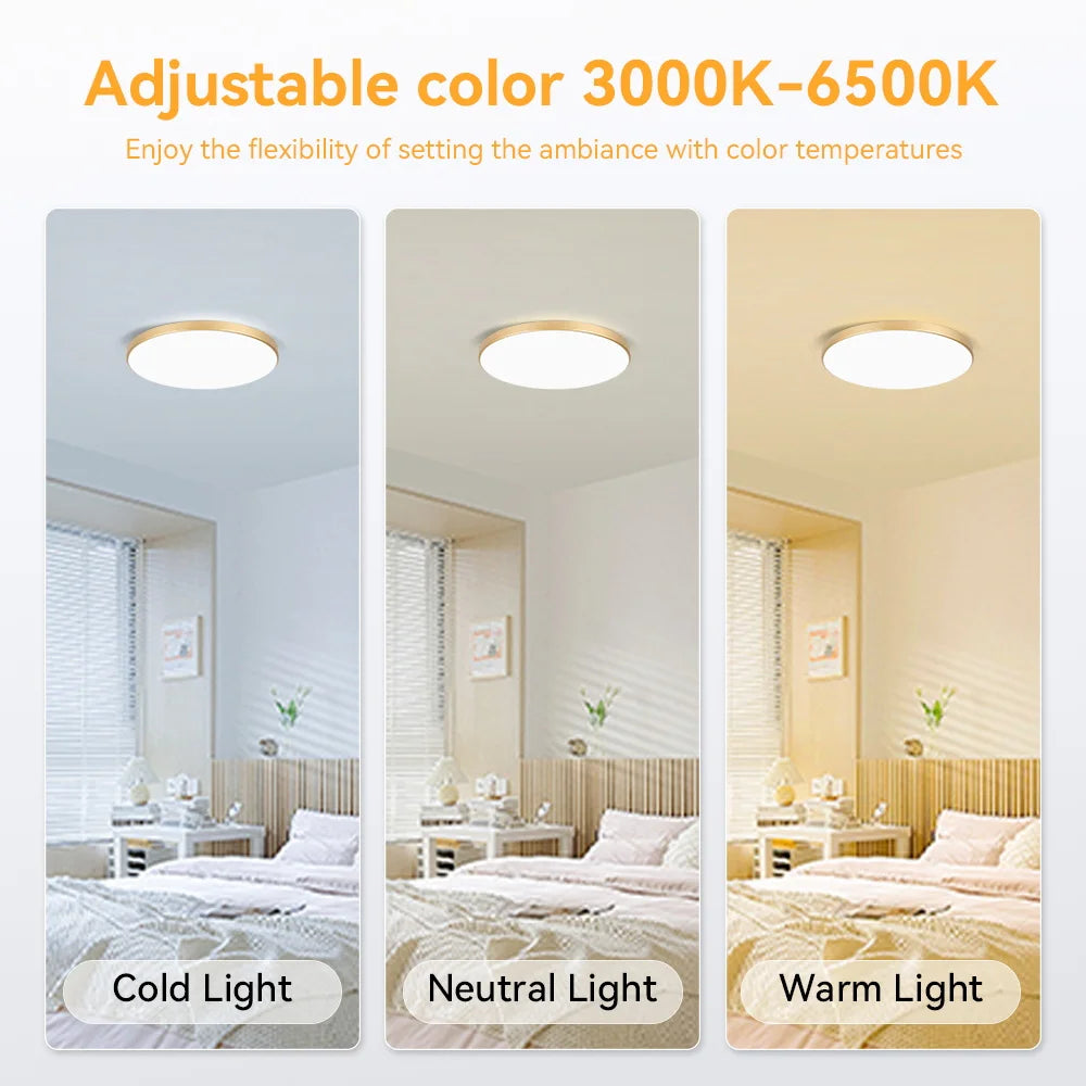 Led Ceiling Lamp Modern Ceiling Chandelier 220V Led Panel Lighting Fixture For Bedroom Kitchen Home Ultra Thin Ceiling Lights
