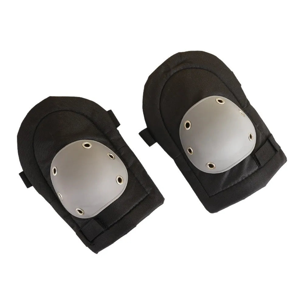 Practical Soft Work Knee Pads Protective Padding Black Professional Knee Pads Adjustable Straps Protective Knee Pads Hiking