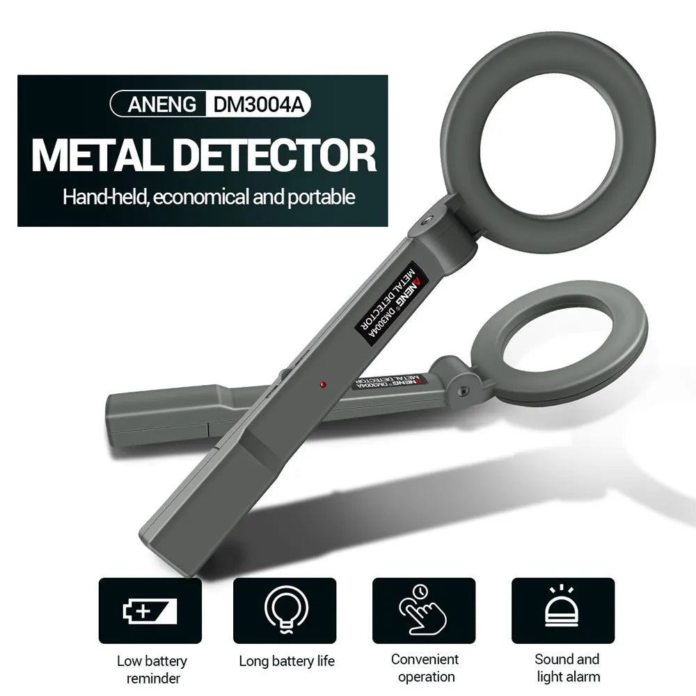 Metal Detector DM3004A Waterproof Handheld Alarm High Sensitivity Metal Scanner Security Checker Pinpointer Metal Detect Tool