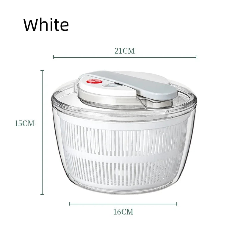 3 Liters Multifunctional Vegetables Salad Spinner Lettuce Leaf Vegetable Dehydrator Vegetable Washer Salad Vegetable Dryer Mixer