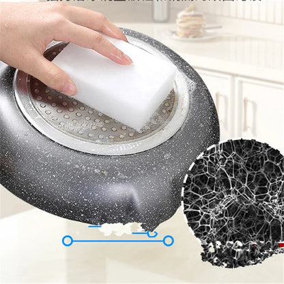 10 Pcs Melamine Magic Sponge Eraser Remove Stains for Car Detailling Cleaning Sponge Kitchen Office Bathroom Cleaning Tools