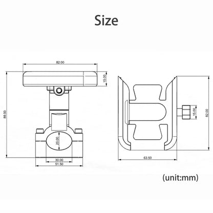 VIKEFON Aluminum Alloy Motorcycle Bike Bicycle Phone Holder for 4-7 inch Smartphone GPS Handlebar Mount Motorbike Accessories