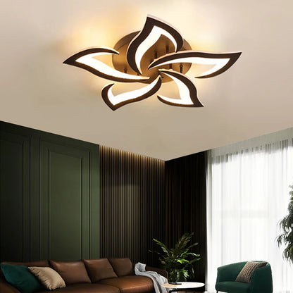 Modern Led Ceiling Light With Creative Petal Design For Decorating Living Rooms Bedrooms Entrances Corridors Balconies Lighting