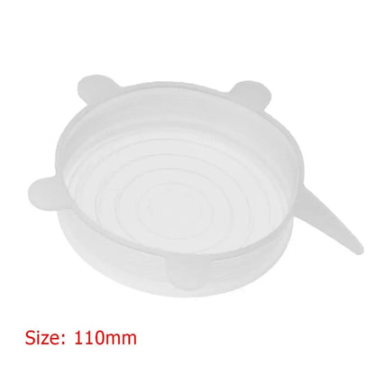 4-1PCS Silicone Covers Adaptable Silicone Lids Silicone Caps for Food Universal Dish Stretch Lids for Cans Kitchen Accessories