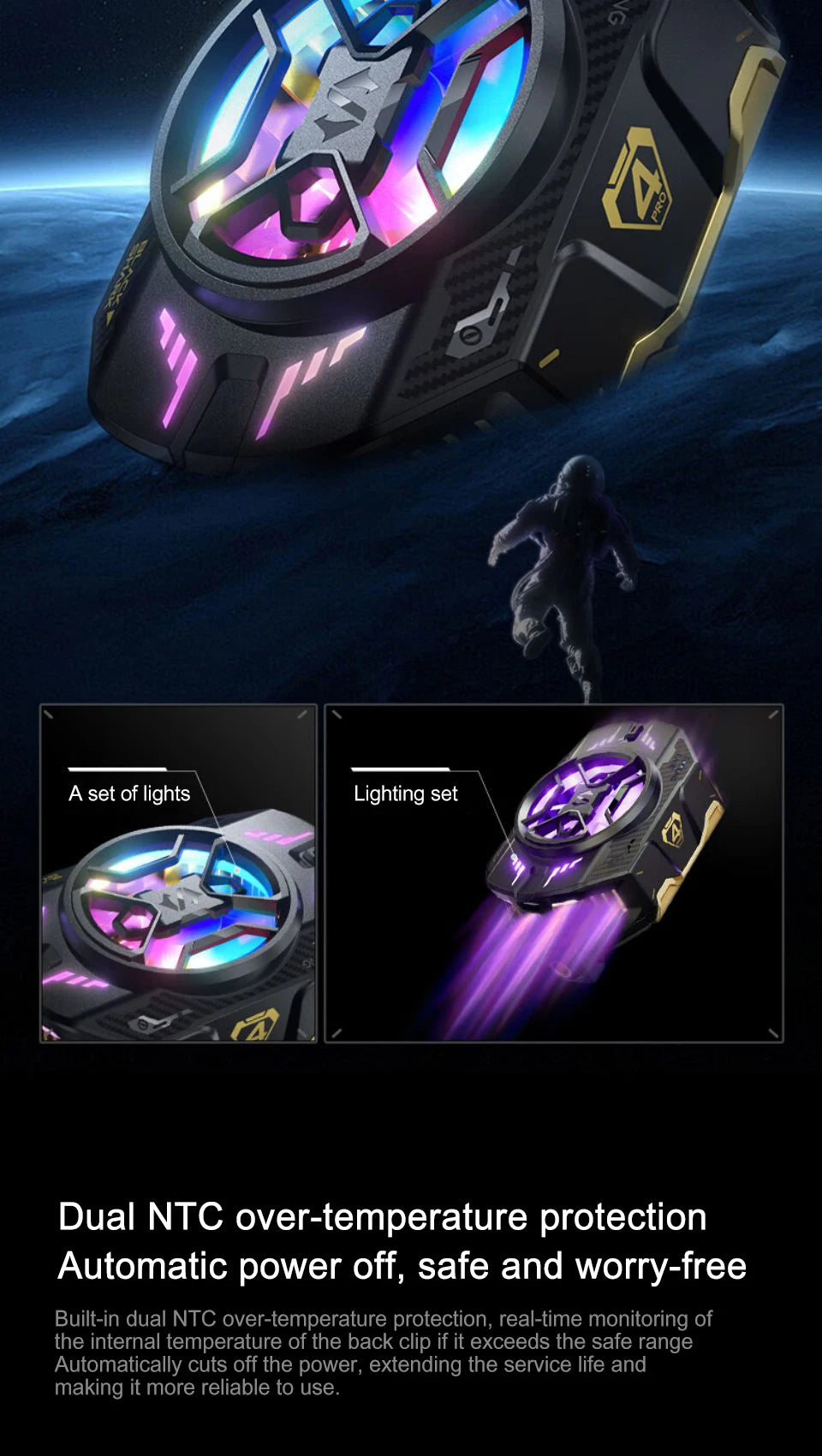 Original Black Shark Cooler 4 3 Pro 4Pro Smart FunCooler For xiaomi black shark nubia lenovo phone