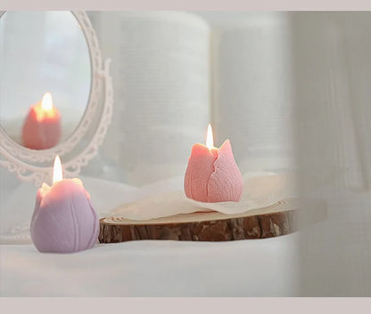 Tulip Scented Candles Gifts Handmade Birthday Gifts Decorative Ornaments Flower Shaped Candles