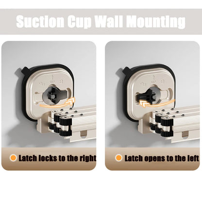 Retractable Clothes Hanger Wall Mounted No Punching Laundry Drying Rack Foldable Drying Racks Space Saving For Bathroom Balcony