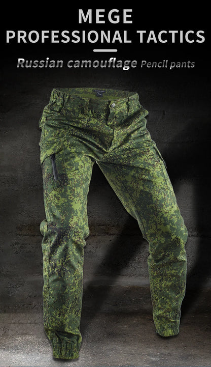 Mege Tactical Cargo Pants Joggers Outdoor Ripstop Working Hiking Hunting Trousers Men's Streetwear