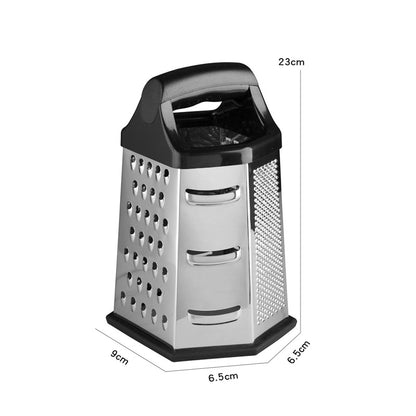 Multifunctional Vegetables Box Grater Stainless Steel 6 Sides Slicer Shredders Manual Cheese Potato Graters Kitchen Accessories