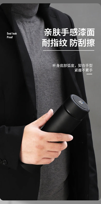 2024 New Temperature Display Thermos Keeps Cold And Heat Thermal Bottle Stainless Steel Thermos For Baby Children Kids Terms