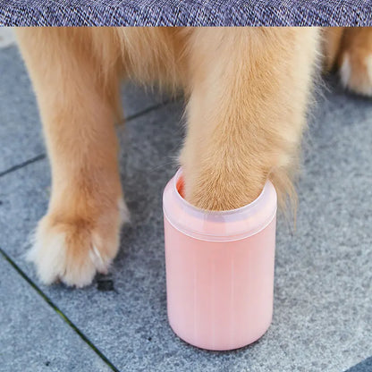 S/M/L Pet Pet Paw Soft Silicone Material Pet Foot Wash Cup Cat and Dog Foot Cleaner Portable Cleaning Tools Bucket Pet Supplies