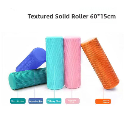 Extended 90cm  EVA Foam Roller Me Pattern Yoga Massage Sti Fitn Exercise Muscle Relaxation Roller