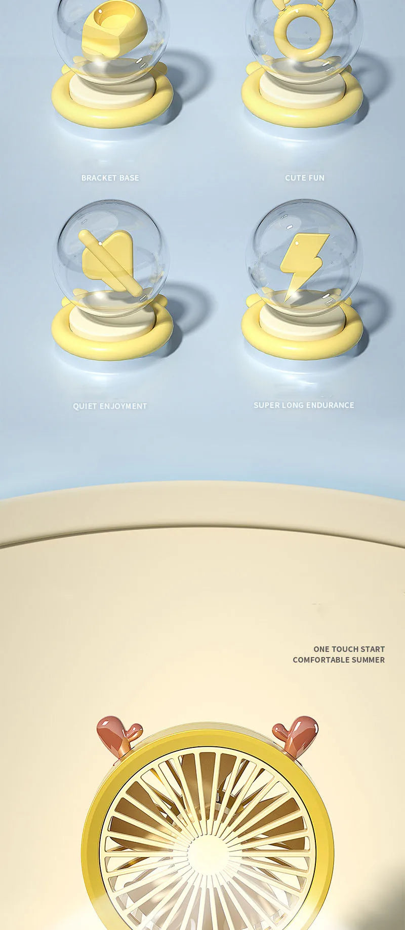 USB Handheld Small Electric Fan Summer Student Desktop Portable Handheld Mini Small Electric Fan