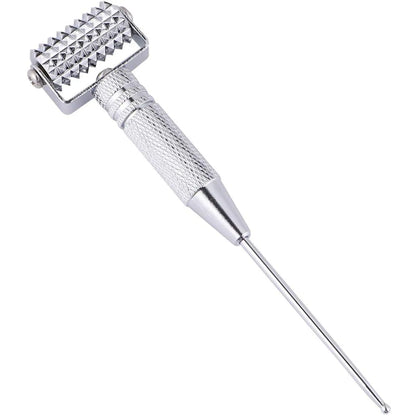 Multifunction Face Roller Painless Micropin Skincare Manual Massager Arms Neck Massage Roller Ear Acupoints Probe Beauty Tool