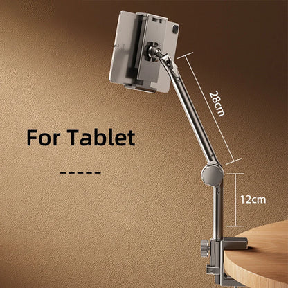 Tablet Bracket for Bed iPad Stand 360° Rotating Bed Tablet Mount Stand with 90cm Metal Arm For 4.7~12.9 inch Phone Tablet Holder