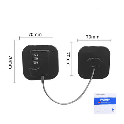 1 Piece Child Protection Locks Baby Cabinet Door Locks Refrigerator Locks High-Rise Anti-Falling Building Safety Code Lock