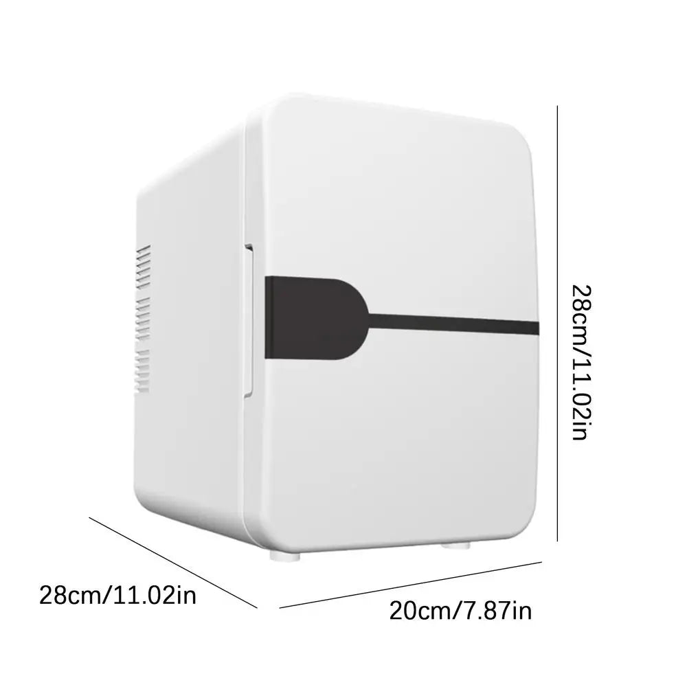 Portable Car Refrigerator 6L Thermal and Cool Fridge 12V DC 220V AC Camping Refrigerator Car Cooler Warmer for Driving Travel