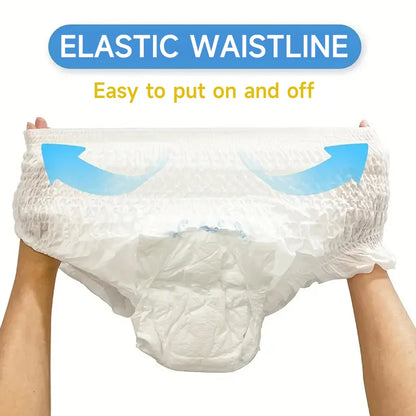 10pcs Absorbent Adult Diaper Disposable Nursing Pad Protective Underwear Incontinence Postpartum For Women Man Patients Elderly