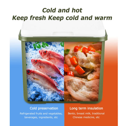13/6L Camping Ice Box Outdoor Fridge Cooler 18L Large Capacity Portable Ice Bucket Incubator Refrigerator Car Fresh-Keeping