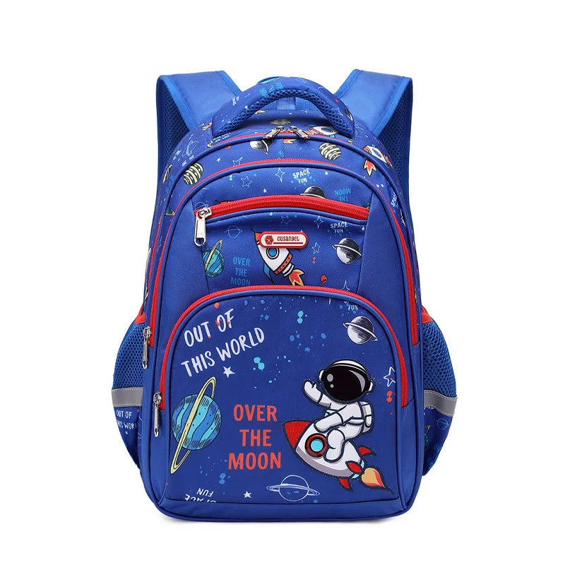 School Bags for Kids Backpack for Boys Elementary Kindergarten Preschool School Bag 14 inch Multifunctional Cute Large Capacity