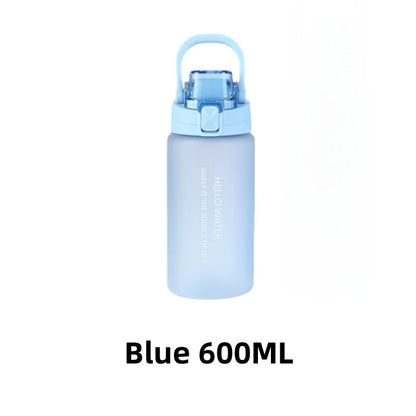 Sports Water Bottle Fitness Water Bottle Portable Outdoor Water Cup Reusable Water Bottle With Flip Top Lid Travel Water Bottle